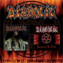 Diabolic- Chaos In Hell / Possessed By Death CD on Deathgasm Rec