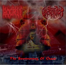 BOGRIT / WHORETUARY- The Summong of Chaos Split CD