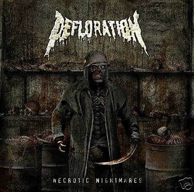 Defloration- Necrotic Nightmares CD on Remission Rec.
