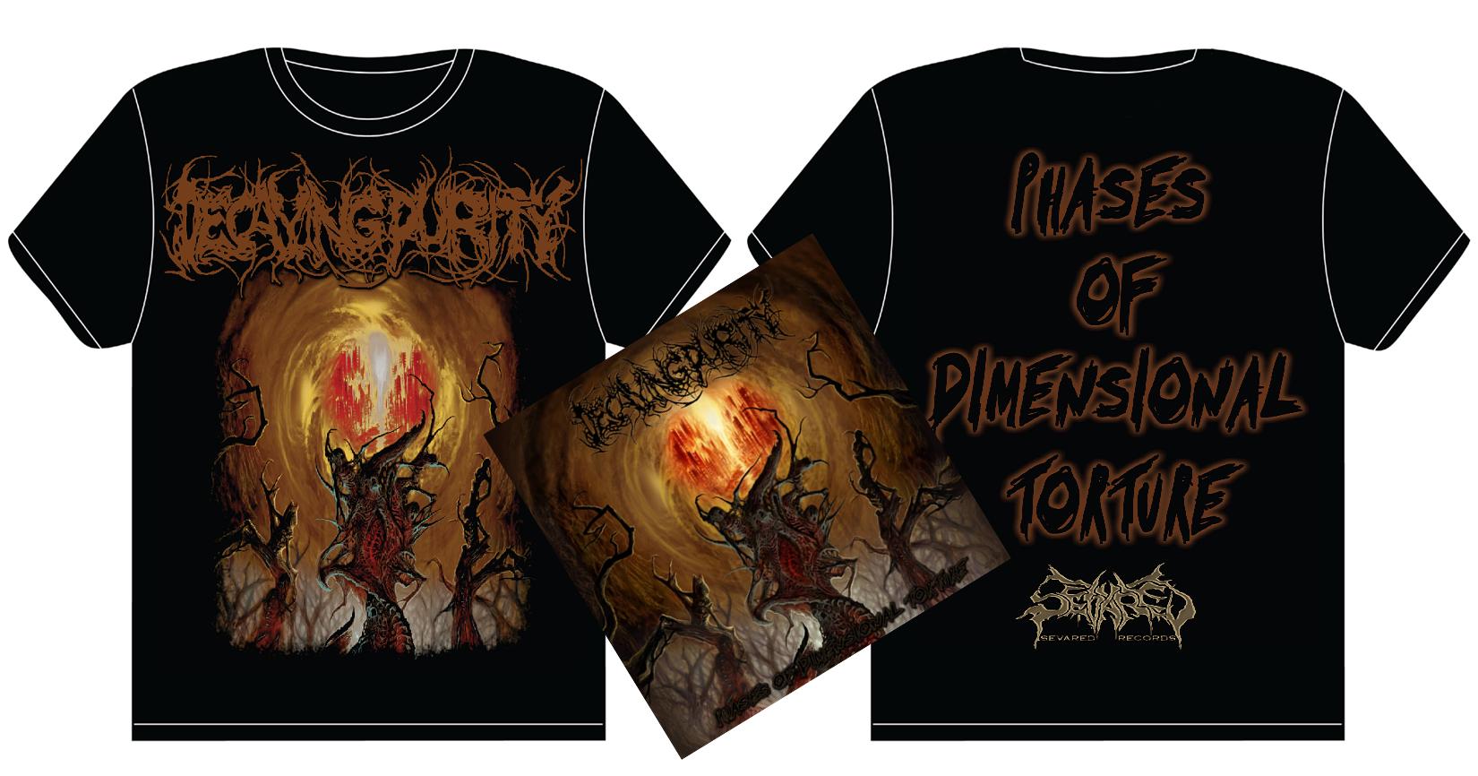 DECAYING PURITY- Phases CD / T-SHIRT PACKAGE SMALL