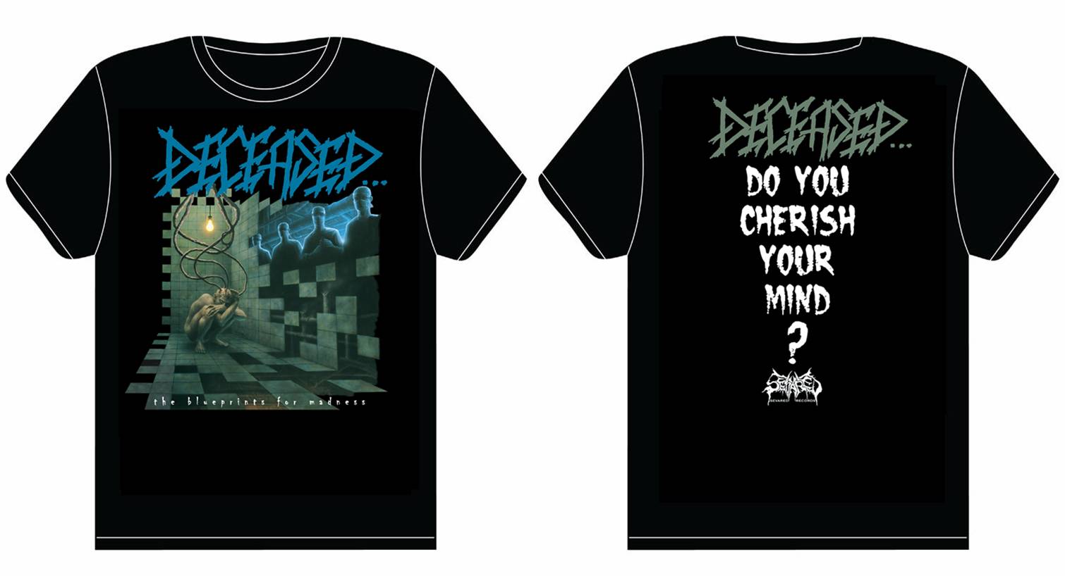 DECEASED- The Blueprints For Madness T-SHIRT LARGE