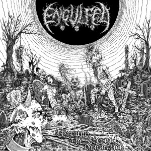 Engulfed- Through The Eternal Damnation MCD on Hellthrasher Prod
