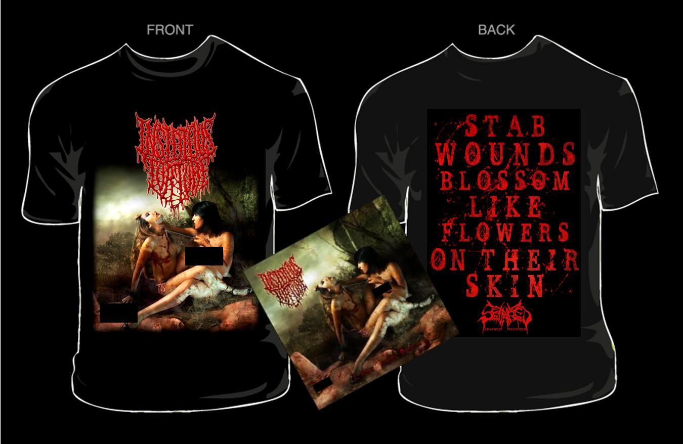 INSIDIOUS TORTURE- Lust & Decay CD/T-SHIRT PACK X-LARGE