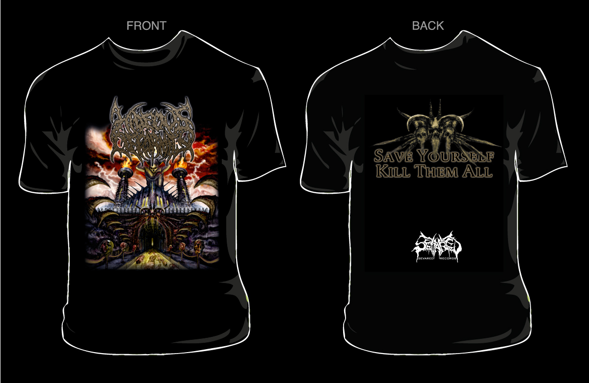 HIDEOUS DEFORMITY- Defoulment T-SHIRT LARGE
