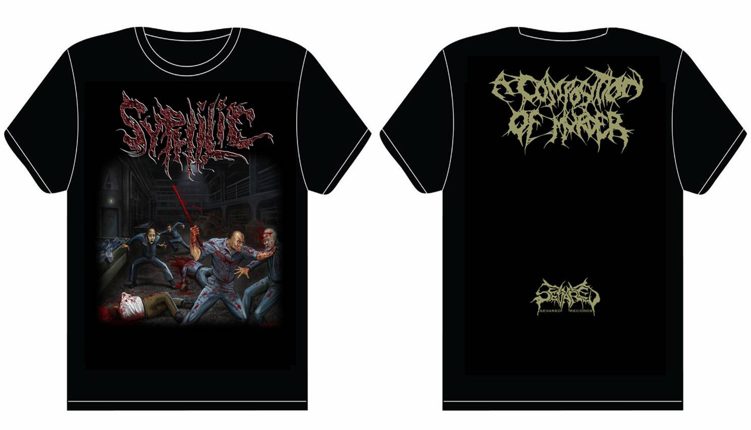SYPHILIC- A Composition Of Murder T-SHIRT XXL