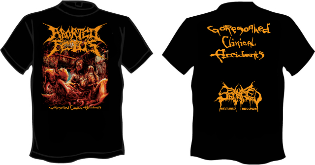 ABORTED FETUS- Goresoaked.. T-SHIRT LARGE