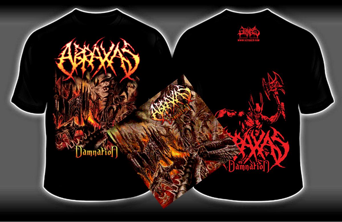 ABRAXAS- Damnation CD/ T-SHIRT PACKAGE LARGE