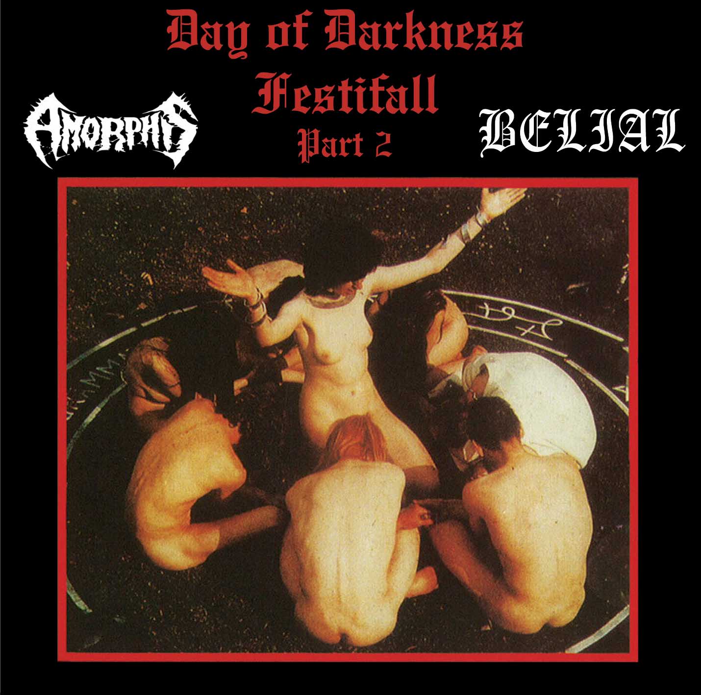 Amorphis / Belial- Day Of Darkness Split CD