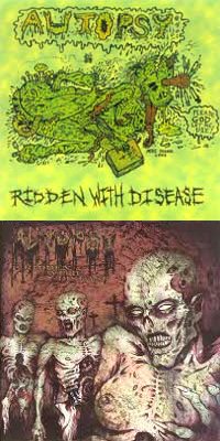 Autopsy- Ridden With Disease CD on Necroharmonic Rec.