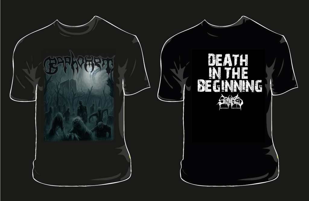 BAPHOMET- Death In The Beginning T-SHIRT LARGE