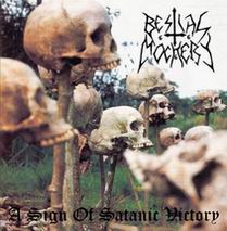 Bestial Mockery- A Sign Of Satanic Victory 7" EP VINYL Bestial Mockery- A Sign Of Satanic Victory 7" EP VINYL