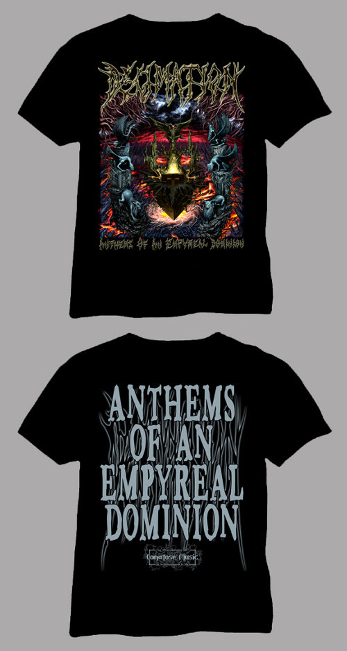 DECIMATION- Anthems Of An Empyreal Anthem T-SHIRT XL