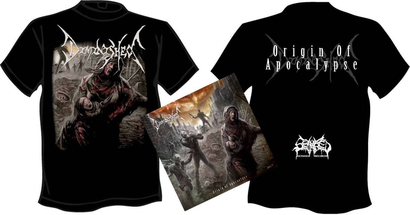 DIMINISHED- Origin Of.. CD / T-SHIRT PACKAGE MEDIUM