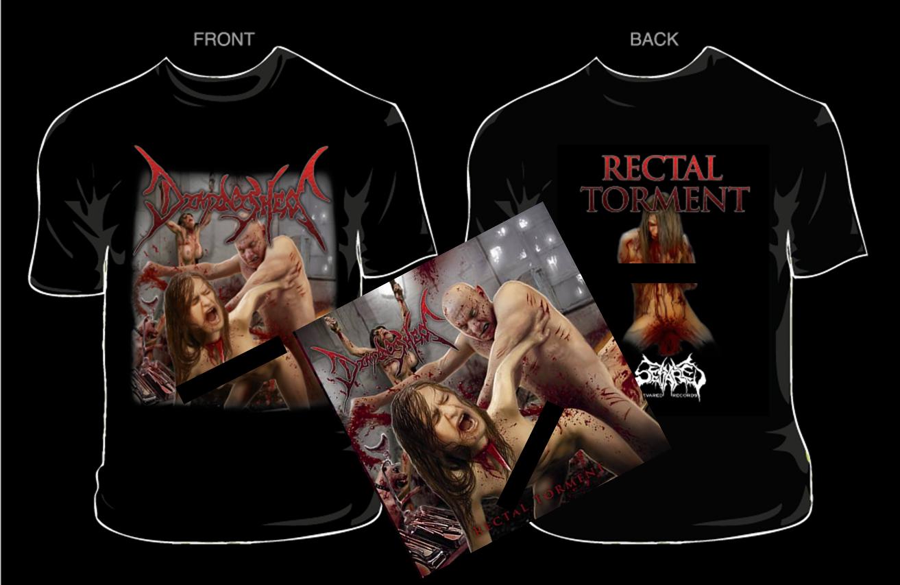 DIMINISHED- Rectal.. CD / T-SHIRT PACKAGE SMALL