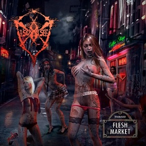 Disgraseed- Flesh Market CD on Ghastly Music