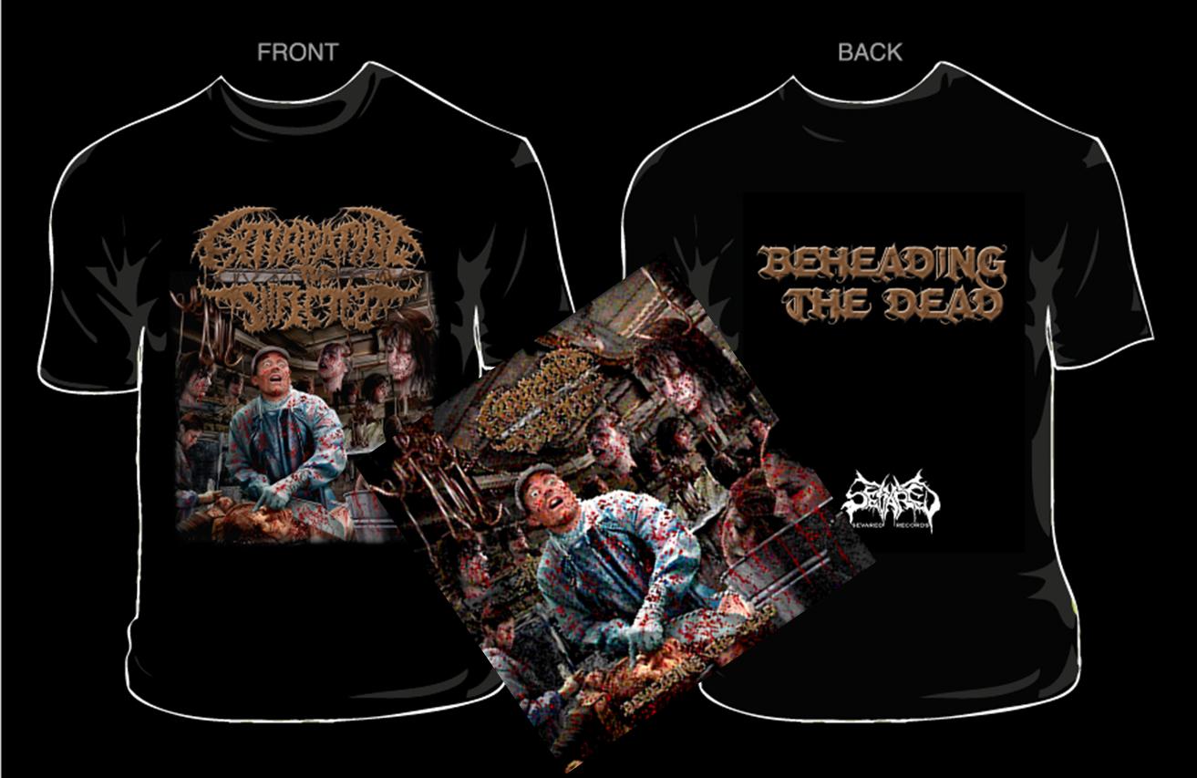 EXTIRPATING THE INFECTED- Beheading.. CD / T-SHIRT PACKAGE X-LAR