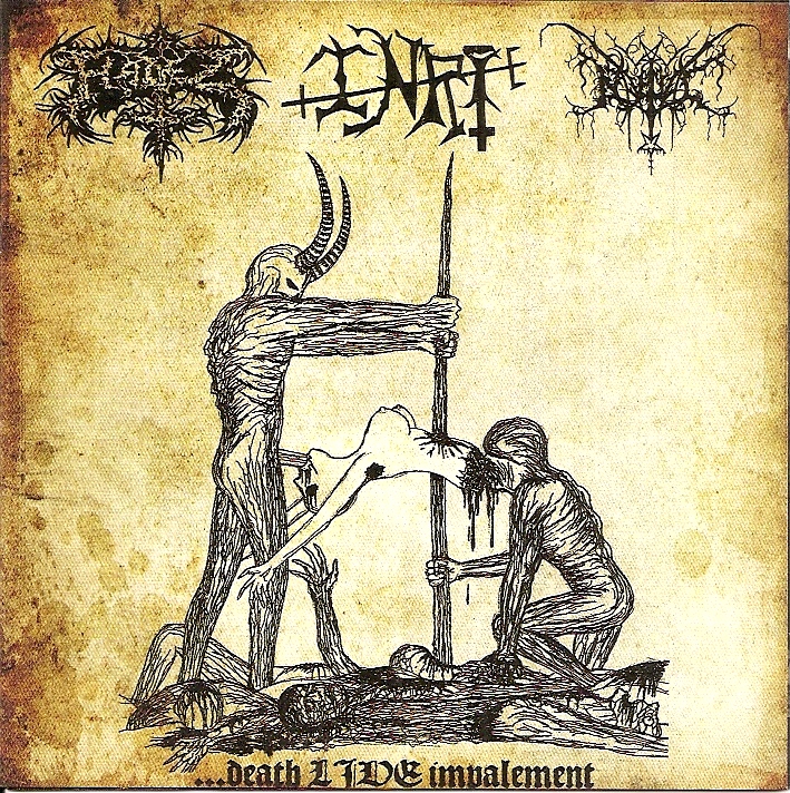 Hadez / Inri / Nahual- Death Live Impalement Split CD