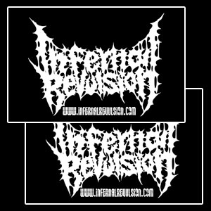 INFERNAL REVULSION- Logo Sticker
