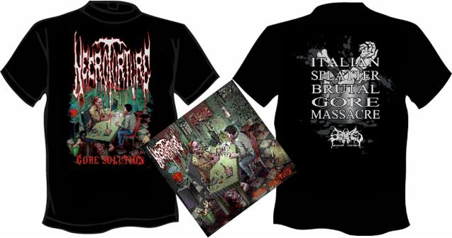 NECROTORTURE- Gore Solution CD / T-SHIRT PACK XXL
