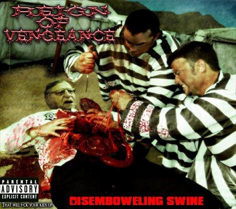 Reign Of Vengeance- Disemboweling Swine CD on Brain Damage Music