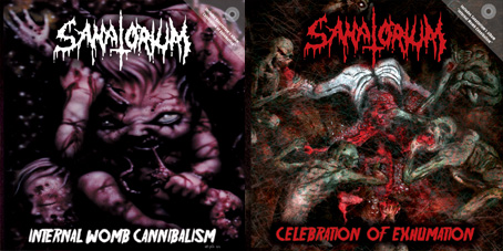Sanatorium- Celebration Of Exhumation / Internal Womb Cannibalis