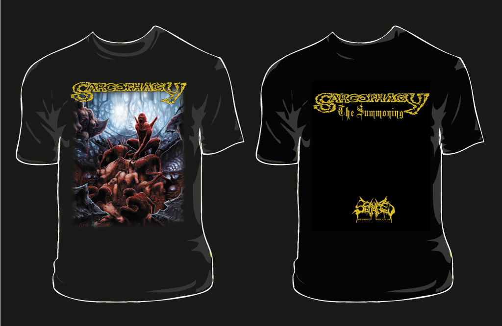SARCOPHAGY- The Summoning T-SHIRT X-LARGE