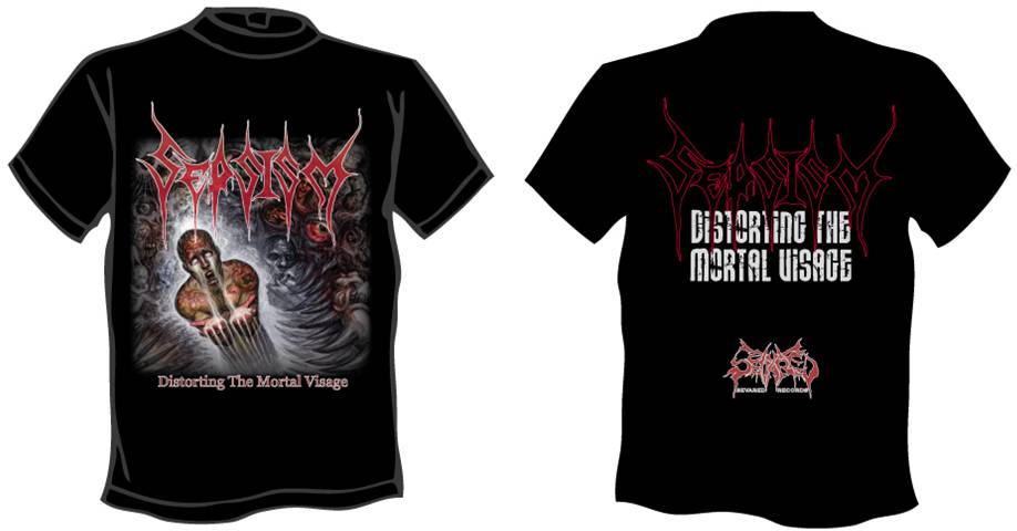 SEPSISM- Distorting.. T-SHIRT X-LARGE