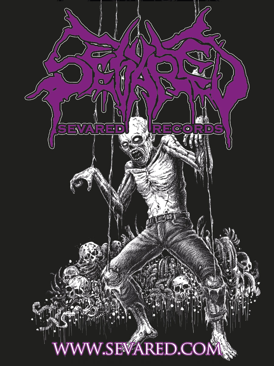 SEVARED RECORDS- Puppet STICKER