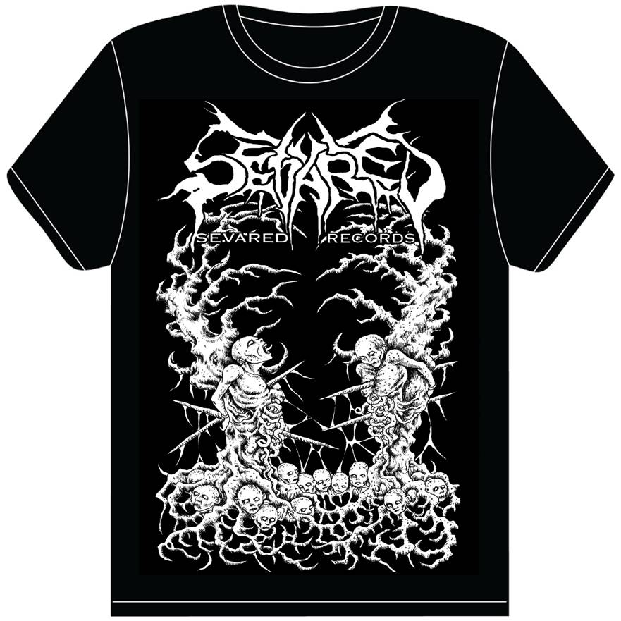 SEVARED RECORDS- Grave Tree T-SHIRT SMALL