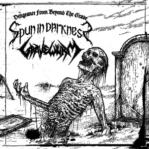 Spun In Darkness / Gravewurm- Split CD on HPGD Prod.