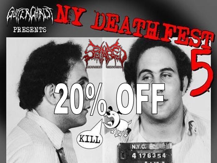 NEW YORK DEATHFEST 20% OFF SALE STARTS NOW!!!