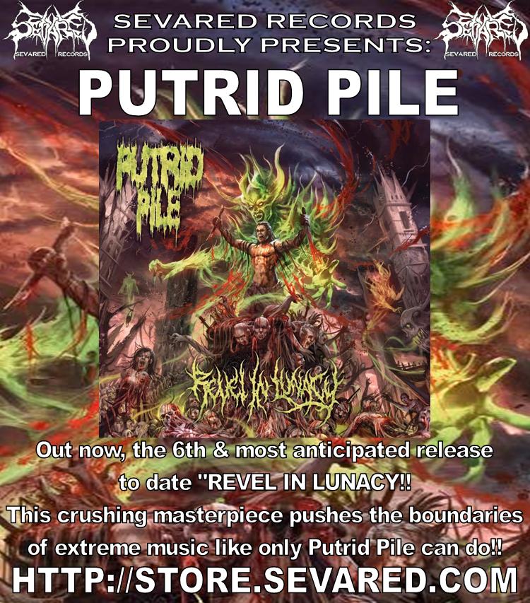 PUTRID PILE- REVEL IN LUNACY CD OUT NOW!!!!