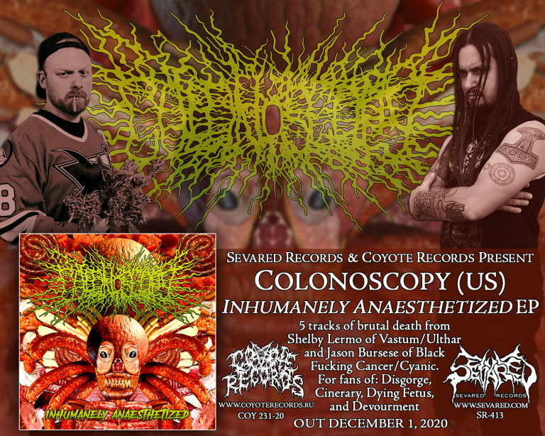 Out in Dec. / Jan. (SR-413) COLONOSCOPY- Inhumanely Anaesthetized CD