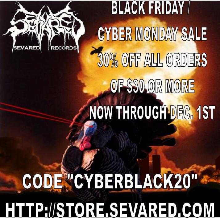 BLACK FRIDAY / CYBER MONDAY SALE ON NOW!!!  30% OFF ALL ORDERS OF $30 OR MORE!!!