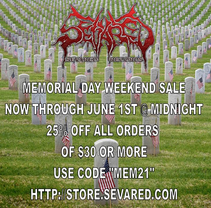 MEMORIAL DAY WEEKEND SALE ON NOW THROUGH JUNE 1ST AT MIDNIGHT!!!