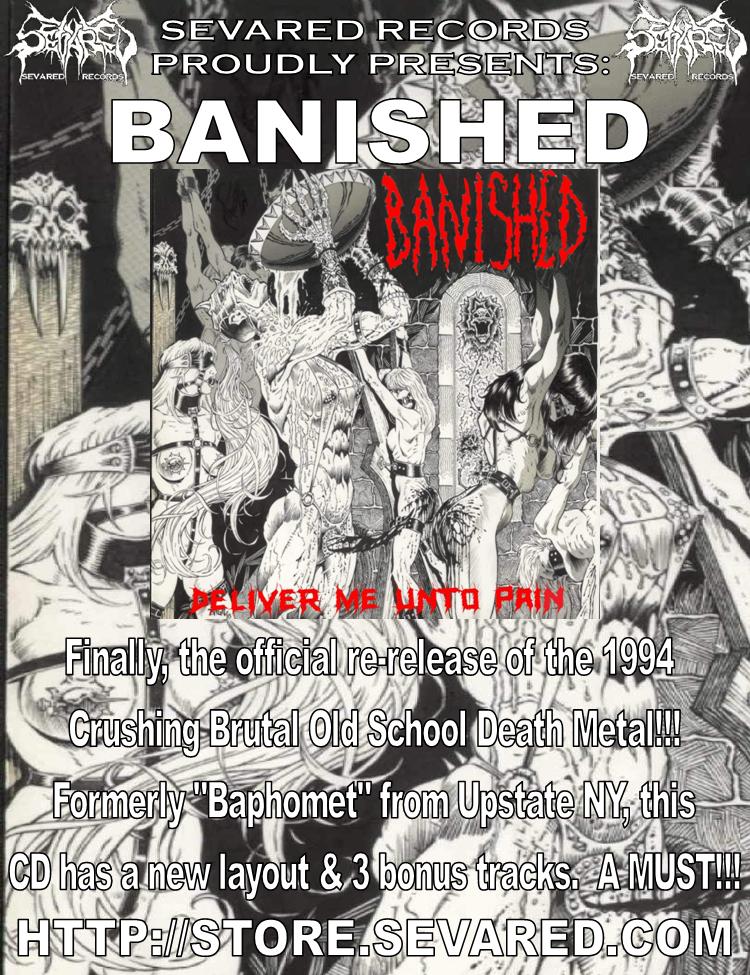 BANISHED- Deliver Me Unto Pain CD OUT NOW!!!